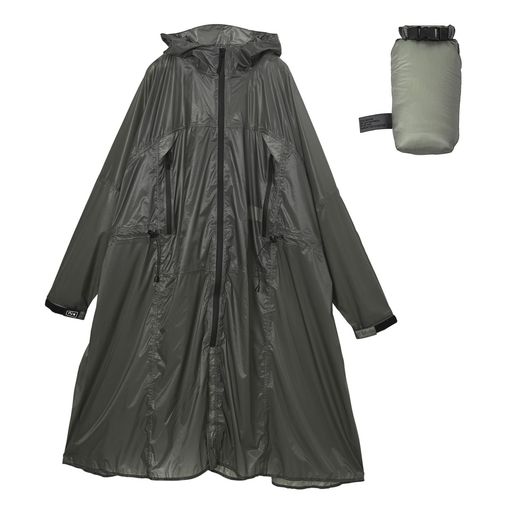 [キウ]エアライトレインポンチョAir-LightRAINPONCHO防水撥水はっ水耐水軽量雨対策台風梅雨レインコートスリーブポンチョ雨具雨ガッパ雨合羽袖付き収納袋ポケットおしゃれ通勤通学自転車ア…