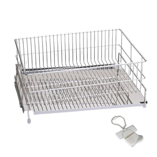 J-kitchens水切りラック錆びにくいステンレス製レギュラー縦置横置対応トレー付き日本製オリジナルタグ付き