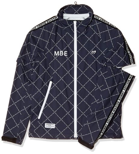 [マスターバニー]メンズレインウェアジャケット【継続定番商品】(耐水・透湿・防風)/雨ゴルフ/758-0988403110_ブルー系日本6[XL](日本サイズXL相当)
