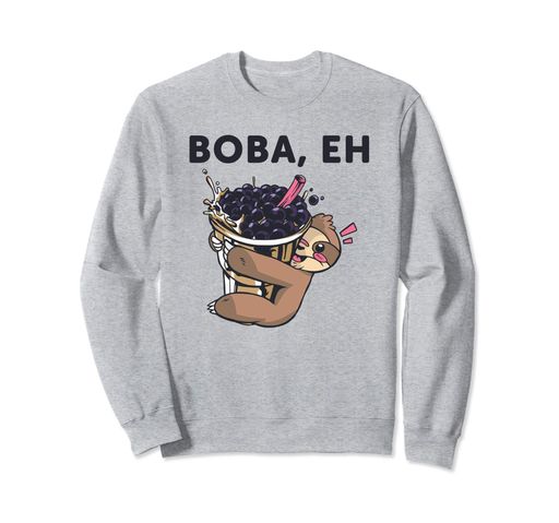 面白いボバティーギフトBobaehFunnyBobaTeadesignトレーナー