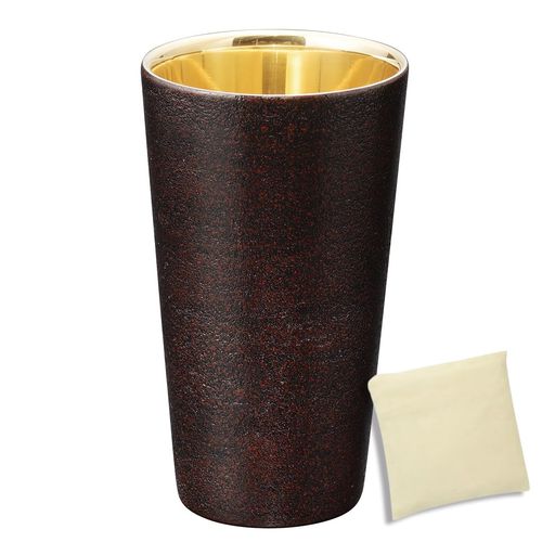 J-kitchens-bag燕山中塗ストレートグラス二重構造朧・赤漆磨7.5cmx12.5cm300cc/エコバッグベトナム製/漆磨日本製 26,003円