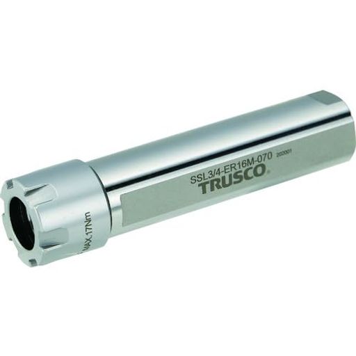 TRUSCO NC旋盤用ストレートシャンクコレットホルダ フラット付きERMコレットホルダSSL型(メトリック) シャンク径16 全長99 ER16用 SSL16-ER16M-070|Happy night Rainbow