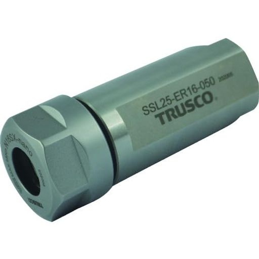 TRUSCONC旋盤用ストレートシャンクコレットホルダフラット付きERコレットホルダSSL型(メトリック)シャンク径20全長55ER11用SSL20-ER11-040