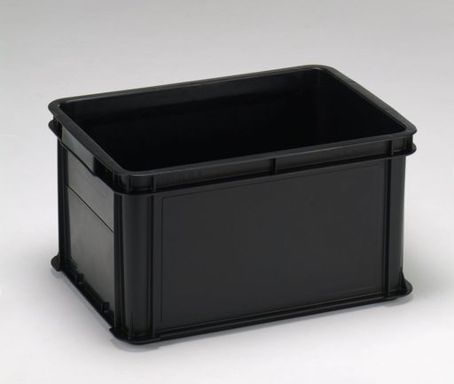 岐阜プラスチック 導電性コンテナー RB-54DODEN-BK 【1個入り】|Happy night Rainbow