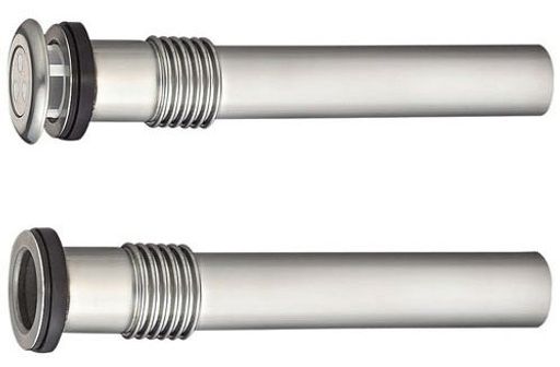 SANEI(サンエイ)2階建てバス繋ぎ合わせる管湯ぶねと風呂釜繋ぎ合わせるステンレス鋼製差しわたし45、長さ500mmT40-3-500