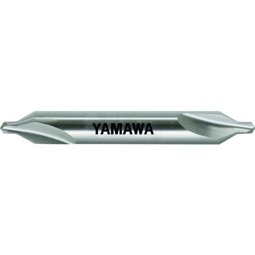 ヤマワ弱ねじれ溝A形60°超硬センタ穴ドリルC-CD-S5X60°X12C-CD-S-5X60X12