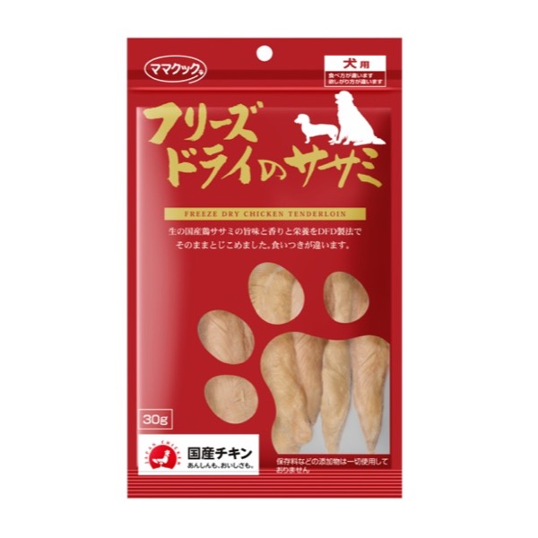 楽天市場】□ママクック フリーズドライのムネ肉ナンコツミックス犬用