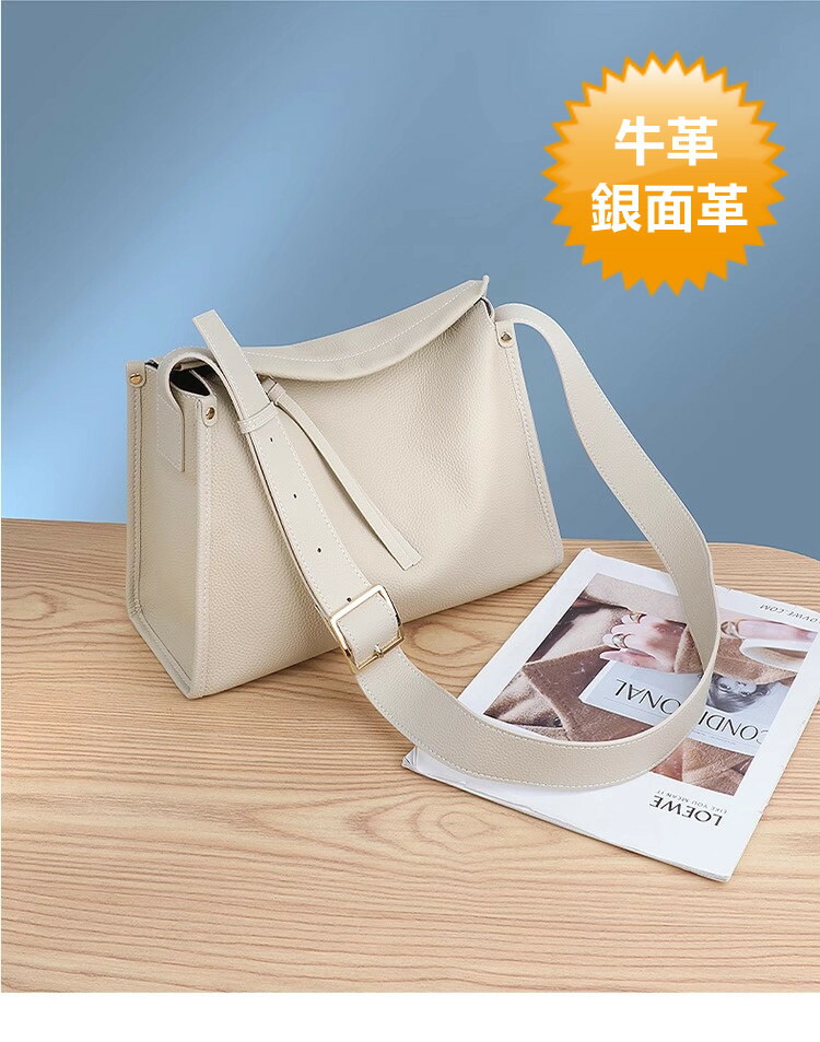 【貨物輸送無料】新作 レディース御徒面子 本革 牛皮  銀面革 ショルダーバッグ レディース なめし革御徒面子 曲がったがけ 可愛らしい 今めかしい 肩先