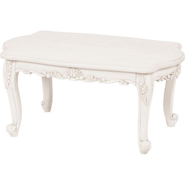 リビングテーブル おしゃれ アンティークホワイト 白 かわいい Psicologosancora Es