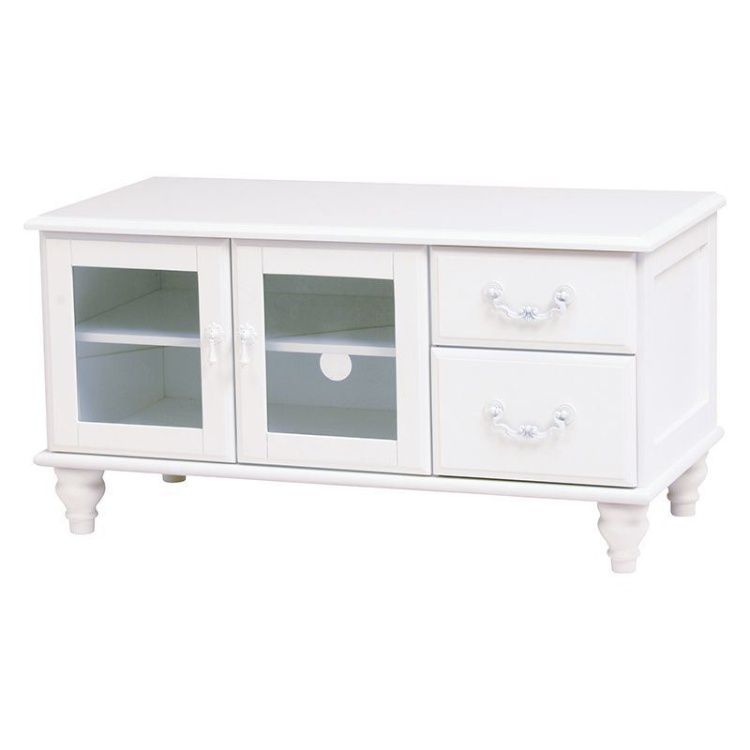 【SALE：4/10 07:00 - 4/14 01:59】テレビ台 おしゃれ 幅88cm 24インチ/32インチ ホワイト 白