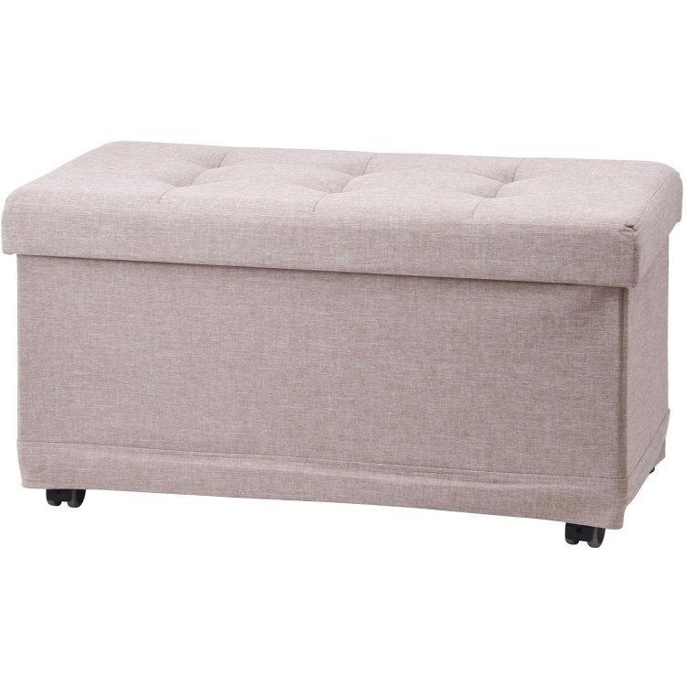 収納ベンチ おしゃれ 収納付きスツール 幅76 奥行38 高さ39 5cm ベージュ Fmcholollan Org Mx