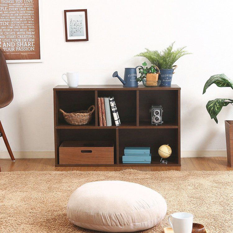 【P10倍：4/4 20:00 - 4/10 01:59】カラーボックス 収納棚 55×29×88cm ミディアムブラウン ミディアムブラウン