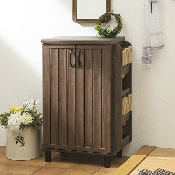 シューズラック スリム おしゃれ 幅60 ダークブラウン 玄関収納 Paigebird Com
