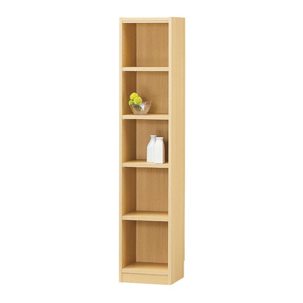 【P10倍：4/4 20:00 - 4/10 01:59】受注生産 隙間収納ラック 幅31高さ150 5段 スリム ナチュラル
