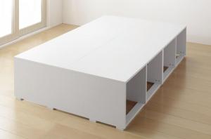 【P10倍：4/4 20:00 - 4/10 01:59】シングルベッド ベッドフレームのみ ハイタイプ/引き出しなし 大容量 組立付き