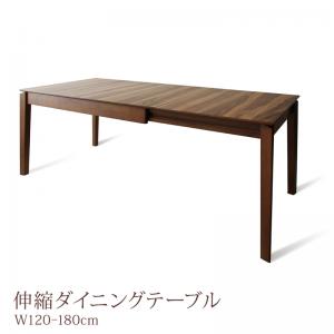 【SALE：4/17 20:00 - 4/23 01:59】食卓テーブル 120-180cm 6人用 北欧 組立付き