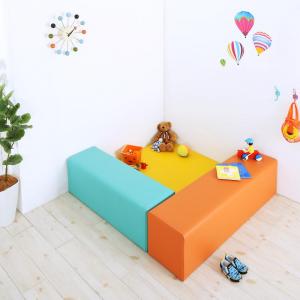 【SALE】キッズコーナー 今めかしい 3点仕掛ける:立ち会い場引っ敷き1枚+腰かけ2枚 120×120 赤ちゃん・キッズスペース