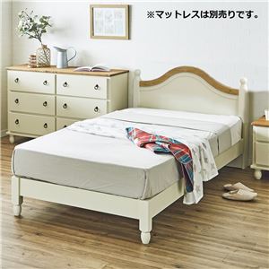 【SALE：4/10 07:00 - 4/14 01:59】すのこベッド シングルベッド フレームのみ ホワイト 北欧風