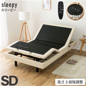 【SALE】電動寝台 虚蝉ダブル 寝台ひな形のみ リクライニング 物音意識すること
