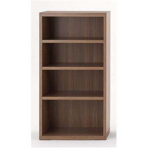 【SALE：4/10 07:00 - 4/14 01:59】カラーボックス おしゃれ リアルウォールナット 60×113.8cm 4段 日本製