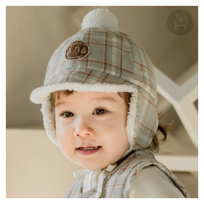 冬アクセサリー 即納 ベビー 赤ちゃん メール便 かわいい 帽子 送料無料 ぽかぽか ボンボン付き防寒帽子