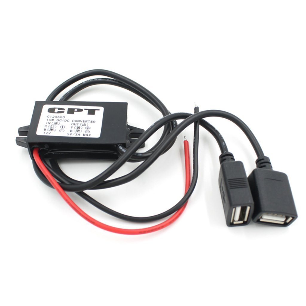 楽天市場 Usb電源コンバータ デュアル ダブル 2 Usb Dc Dc カー コンバータ モジュール 12v To 5v 3a 15w 電源アダプタ 車載 後付カーナビの電源 予備電源 カーナビ スマホ電源 車のアクセサリー用 絶縁対策 Usbメスソケット 絶縁性 Usbソケット シガー増設 Happy Smiles