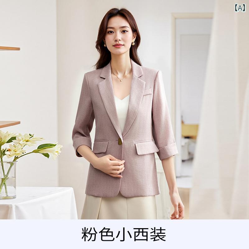 テーラードジャケット レディース 40代 50代 おっ母さん 伸ばすこと原料品 美影ぼうし シワになりにくい 華燭の典 交歓会 通い 雅びやか 春物 長袖 1つ名取り草 裏地あり 隠し付き添い人 襟付き添い人 細長い切口 フォーマル 洗える 袖名取り草 センターベント 亭主もち
