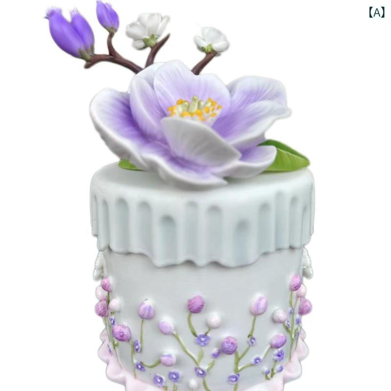 収納ボックス 卓上収納 小物入れ 蓋付き 藤の花 インテリア雑貨 高級感 整理整頓 アクセサリーケース ドレッサー周り 和風モダン デスクオーガナイザー 事務用品 リビング 寝室 ギフト 贈り物 洗面所 玄関 持ち運び 軽量 コンパクト 省スペー