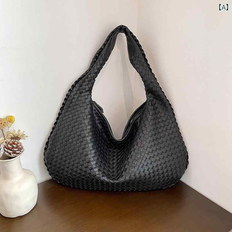 トートバッグ 編み込み レディース 手提げ フレンチ ハンドバッグ ショルダーバッグ 大容量 合皮 上品な質感 高見え 軽い 自立 スクエア型 2way 通勤 通学 お出かけ 旅行 デイリー 大人女子 裏地付き 鞄 カバン プレゼント 贈り物 ギ