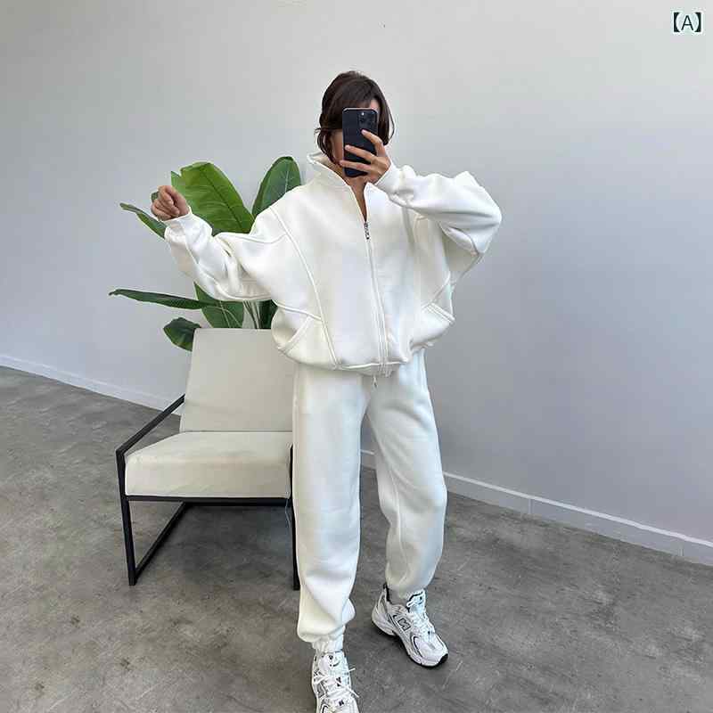 セットアップ レディース 上下セット スウェット パーカー パンツ ジップアップ 伸縮素材 動きやすい シルエット重視 ルームウェア 部屋着 ワンマイルウェア カジュアル 散歩 旅行 普段着 スポーツウェア 運動 シンプル 無地 ベーシック 大人 スポー 4,751円