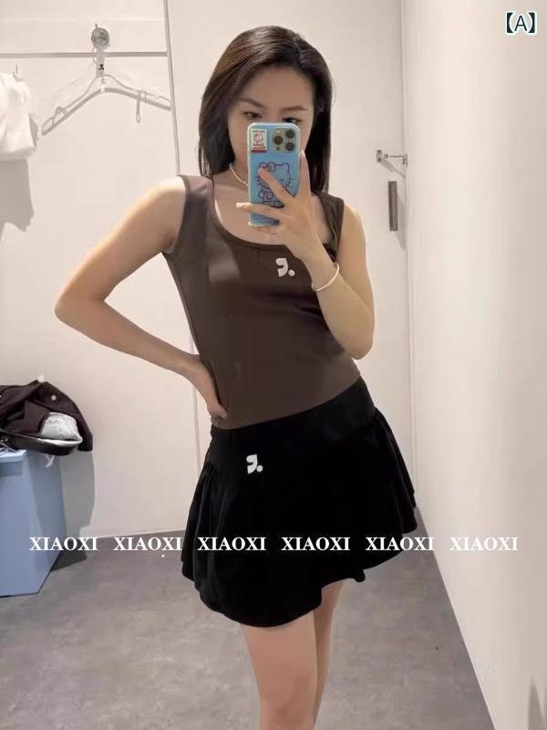 ミニスカート プリーツスカート バレエコア ボトムス ハイウエスト 美シルエット インナーパンツ付き 韓国ファッション お出かけ ダンス 衣装 無地 ショート丈 膝上 カジュアル かわいい おしゃれ 20代 30代 Aライン 裏地あり 動きやす