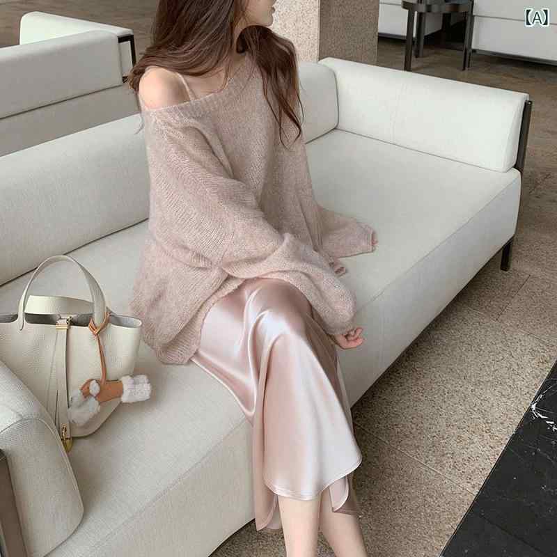 ロングスカート サテン アセテート マーメイド ミモレ丈 落ち感 光沢感 細見え 高見え 斜め裁断 きれいめ オフィス 通勤 レディース ボトムス 膝下丈 フレア 上品 清楚 事務服 お呼ばれ 20代 30代 40代 50代 大人 カジュアル フェミニン