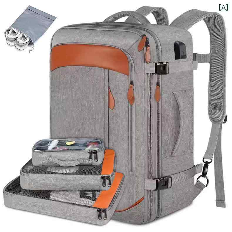 リュックサック メンズ レディース ビジネス 大容量 40L バックパック 防水 PC収納 多機能 出張 旅行 通勤 通学 PCバッグ トラベル A4 撥水 軽量 肩負担軽減 チェストベルト キャリーオン 背面クッション