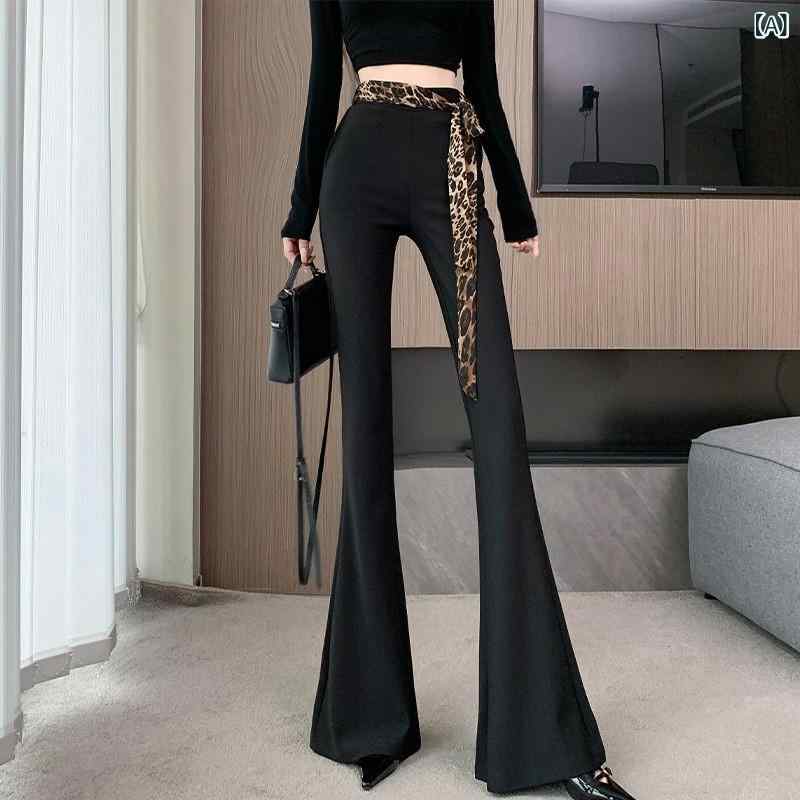 ロングパンツ レディース 美脚 ストレッチ ハイウエスト フレアパンツ ワイドパンツ 脚長効果 スタイルアップ 美シルエット 通勤 通学 オフィス カジュアル 体型カバー 動きやすい