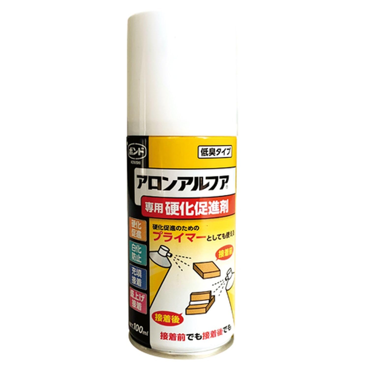 硬化促進剤 ボンド用 スプレープライマー 100ml 瞬間接着剤用 硬化スプレー 接着補強 瞬間接着 浸透性 速乾性 DIY 工作 模型製作 補修用品 接着剤用アクセサリ 液体タイプ ノズル付き｜ハッピーライフセレクト 7,614円