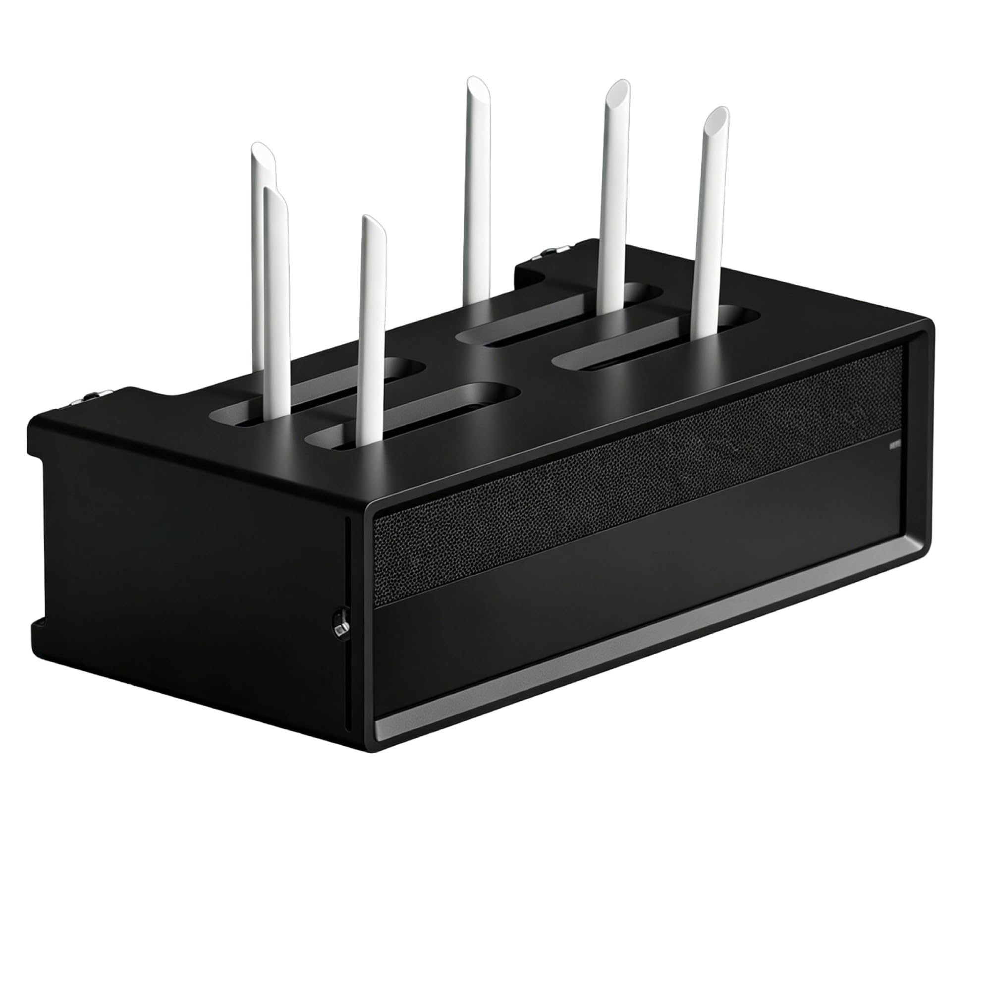 木製WiFiルーター収納ボックス 電源タップカバー リビングルーム 寝室 寮に適したケーブルオーガナイザー｜ハッピーライフセレクト