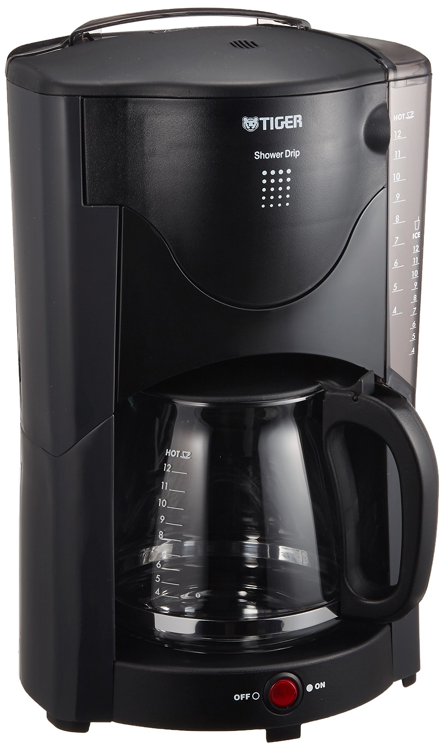 コーヒーメーカー ドリップタイプ 12杯用 1.6L 大容量 アーバングレー アイスコーヒー対応 シャワードリップ 着脱式水タンク オフィス 家庭用 幅225&times;奥行214&times;高さ378mm キッチン家電 珈琲メー｜ハッピーライフセレクト