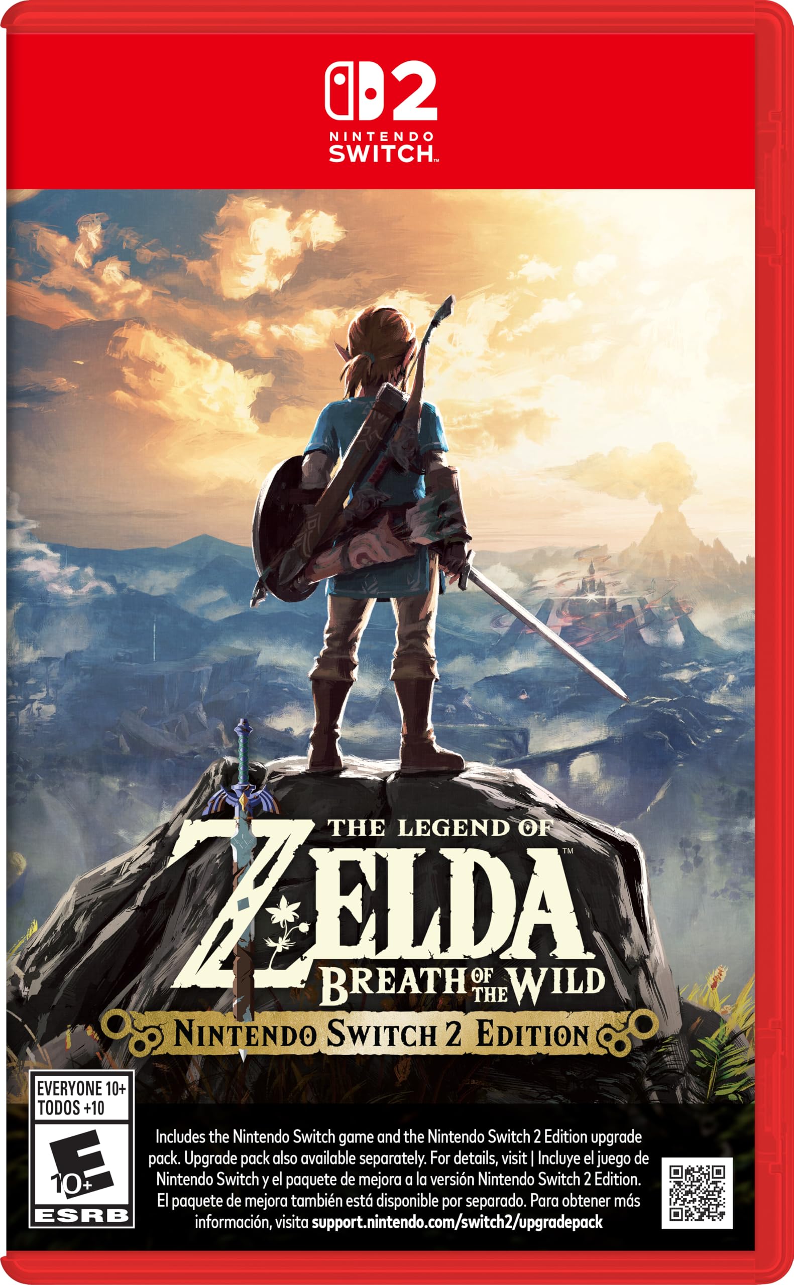 Nintendo Switch 2 ソフト ゼルダの伝説 ブレス オブ ザ ワイルド 輸入版 北米版 アクション アドベンチャー オープンワールド ゲーム 任天堂スイッチ2対応 冒険 ハイラル 探索 1人プレイ 映像ソ｜ハッピーライフセレクト