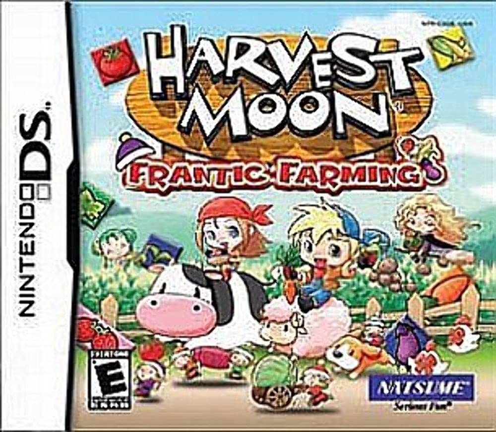 ニンテンドーDSソフト 牧場物語シリーズ Harvest Moon Frantic Farming 北米輸入版 パズルゲーム アクションゲーム 海外版ソフト 英語学習 コレクション レトロゲーム DS本体対応｜ハッピーライフセレクト