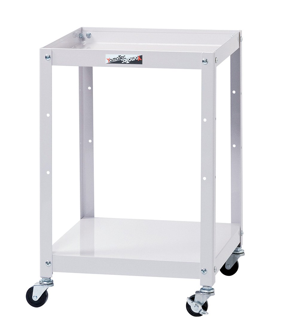 コンビニワゴン 2段 幅40cm 奥行40cm 高さ60cm スチール製 ツールワゴン サイドワゴン 作業台 収納棚 キャスター付き キッチンワゴン オフィス収納 整理棚 什器 事務用品 店舗什器 コンパクト ｜ハッピーライフセレクト 10,829円