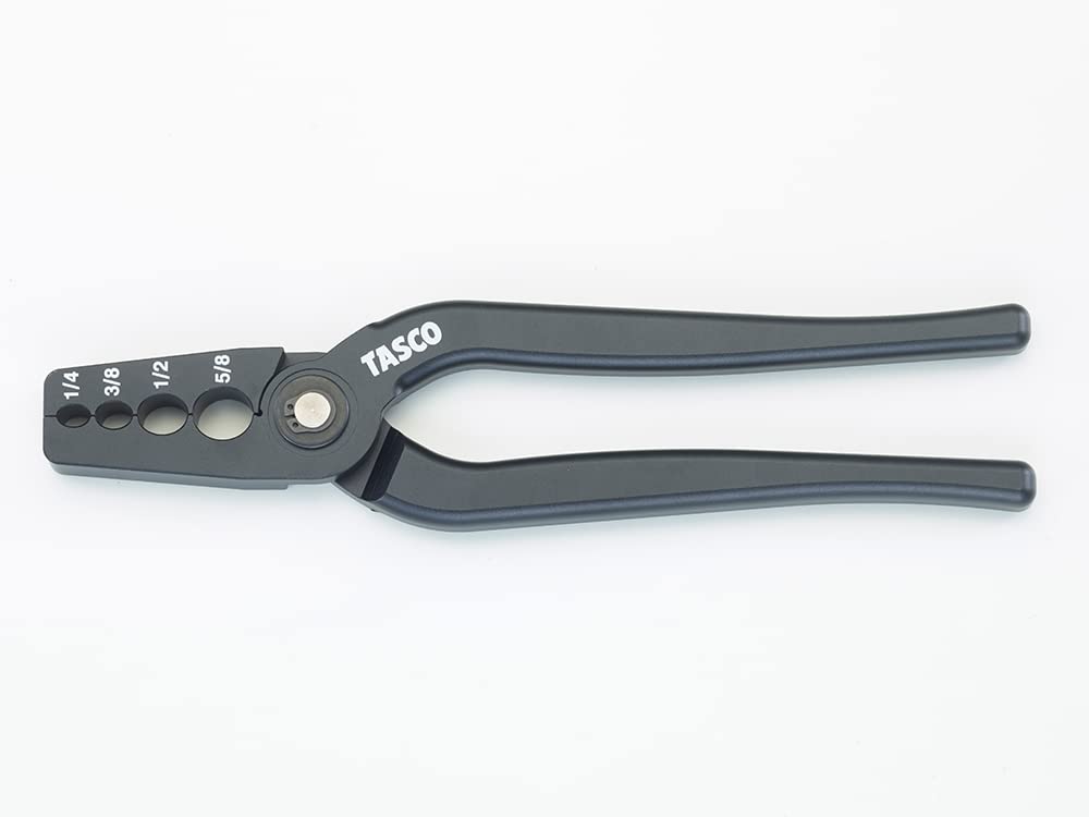 銅配管修正ツール 銅管矯正器 1/4 3/8 1/2 5/8インチ対応 全長275mm 質量340g 扁平した銅管を挟んで加圧修正 円形復元 配管補修工具 空調工具 冷凍機器メンテナンス 銅パイプ修正 修正器 銅管用ツ｜ハッピーライフセレクト