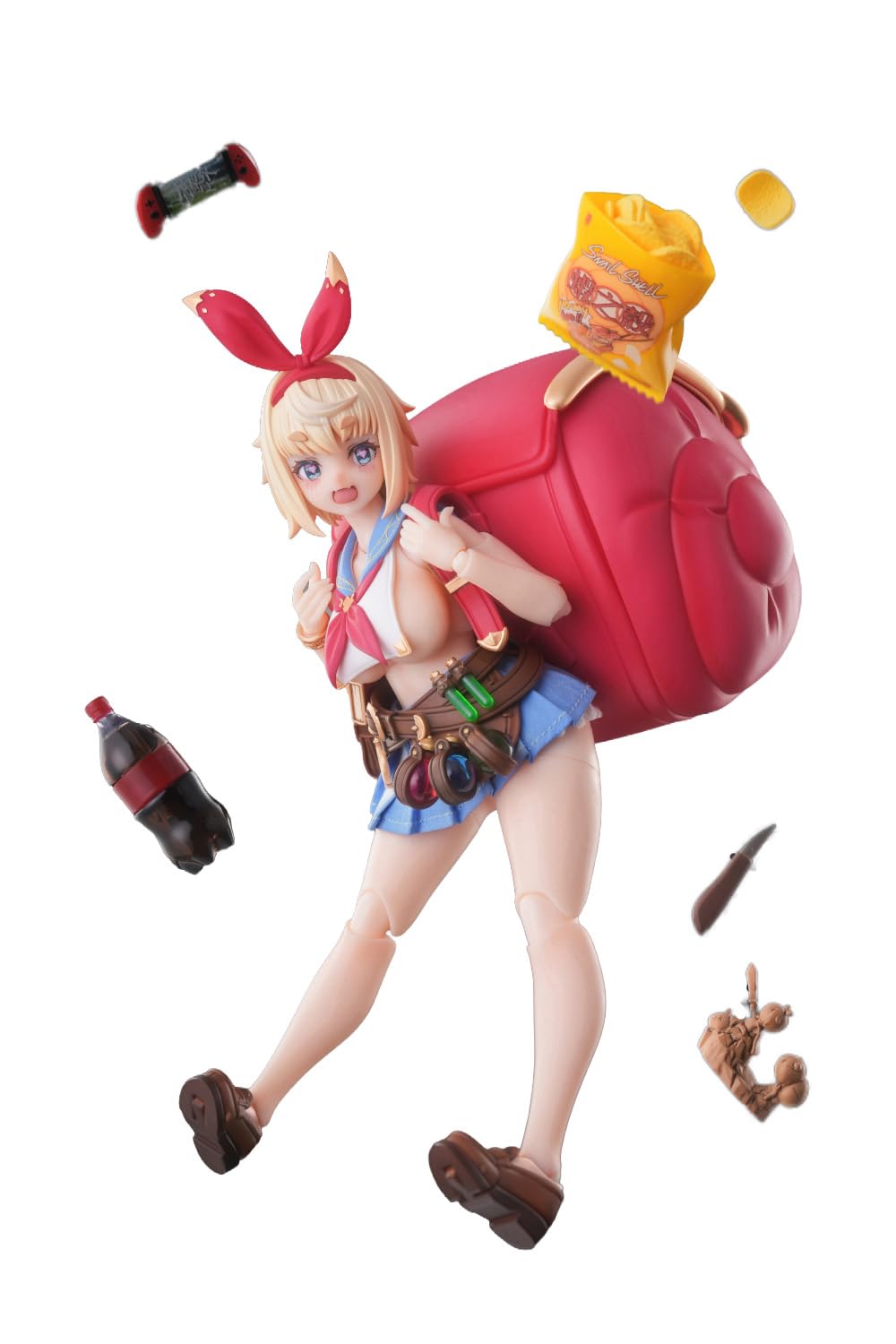 可動フィギュア 1/12スケール 冒険者 PVC ABS POM マグネット製 塗装済み アクションフィギュア 本体高さ約153mm キャラクターフィギュア ホビー 模型 完成品 玩具 コレクション インテリア ディ｜ハッピーライフセレクト
