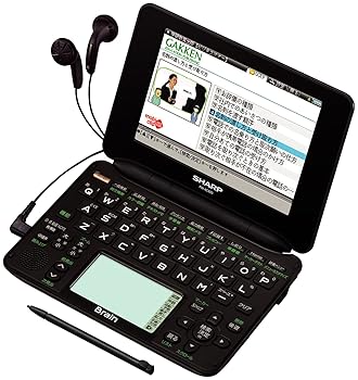 【中古】シャープ Brain 手書きパッド搭載カラー液晶電子辞書 総合モデル 音声対応100コンテンツ+150動画収録 ブラック系 PW-AC920-B