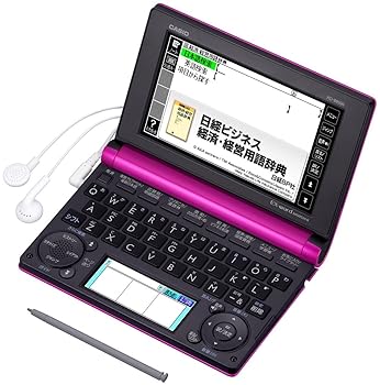 【中古】CASIO Ex-word 陰電子字引き 原則として・組み入れる模範例(商行為) XD-B8500 生々しいサクラ色XD-B8500VP