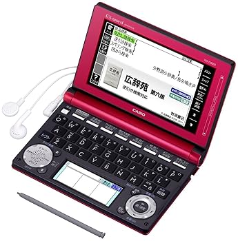【中古】カシオ 陰電子字引き エクスワード 生きて行く・人文科学模範例 XD-D6500RD 赤いこと