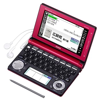 【中古】カシオ EX-word 電子辞書 生活・総合モデル レッド 110コンテンツ 2000小説 2000クラシック名曲フレーズ収録 ツインカラー液晶 EX-VOICE機能 タ