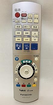 【中古】パナソニック DVDリモコン EUR7658YC0