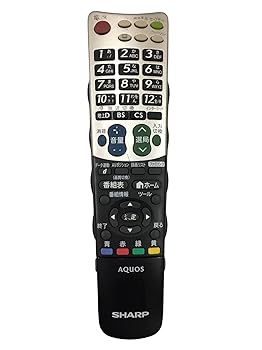 【中古】シャープ　液晶テレビ（AQUOS) 純正リモコンGB007WJSA(0106380376)