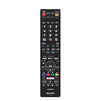 【中古】小ざかしい SHARP テレビ受像機遠隔操作 0106380478