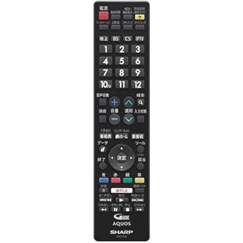 【中古】小ざかしい テレビ受像機用遠隔操作106380507(シャープパーツコード：RRMCGB214WJSD)